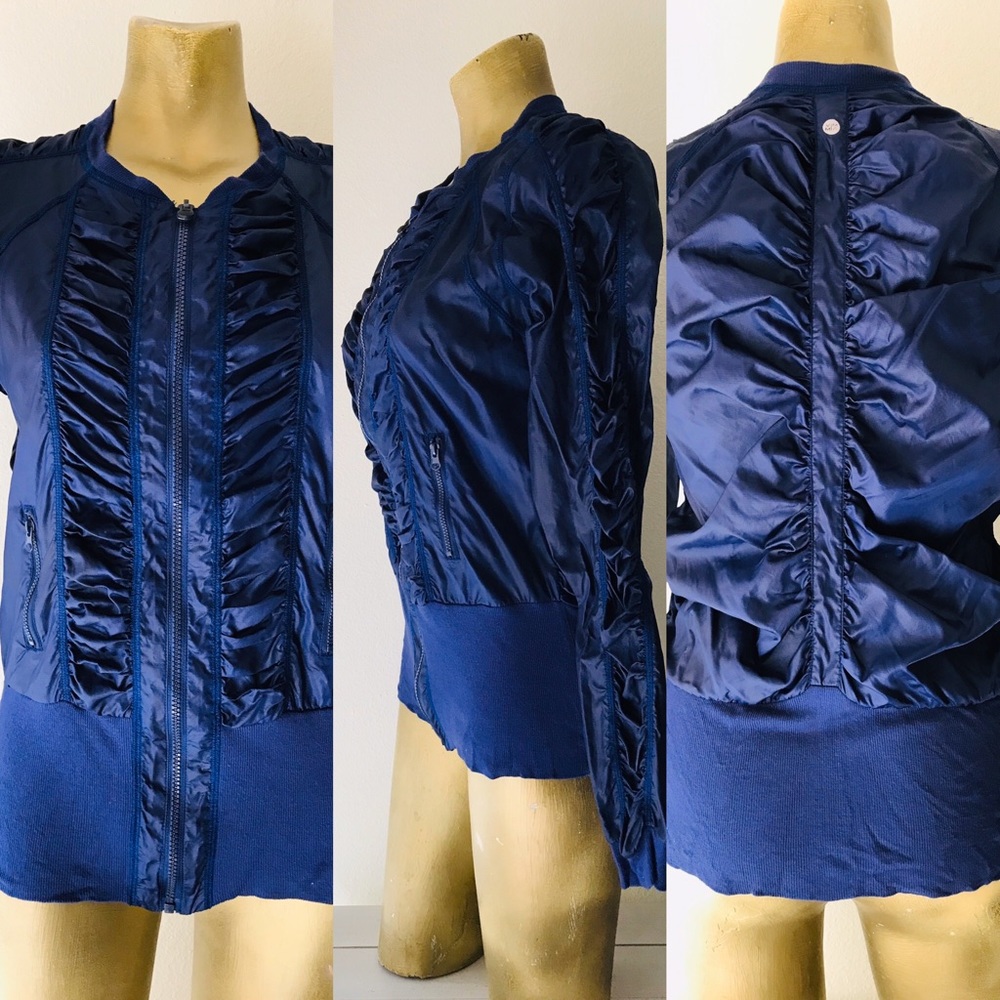 VIMMIA Ruched Athleisure Windbreaker JACKE…